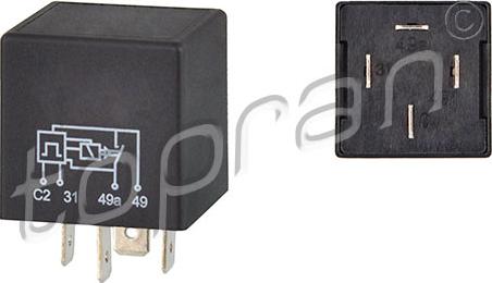 Topran 103 629 - Hazard Lights Relay autospares.lv