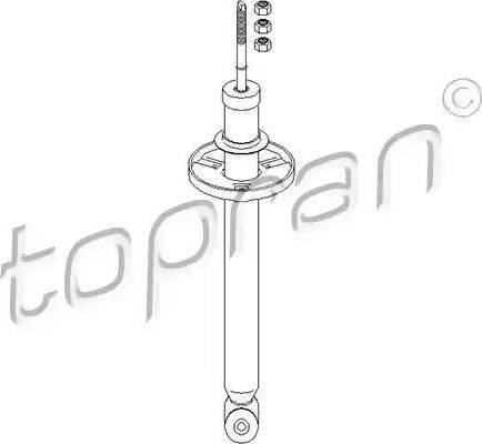 Topran 103 061 - Shock Absorber autospares.lv