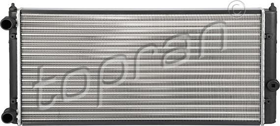 Topran 103 004 - Radiator, engine cooling autospares.lv