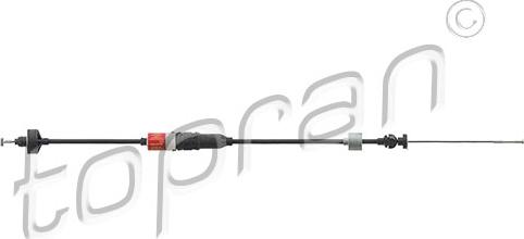 Topran 103 145 - Clutch Cable autospares.lv