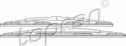 Topran 103 142 - Wiper Blade autospares.lv