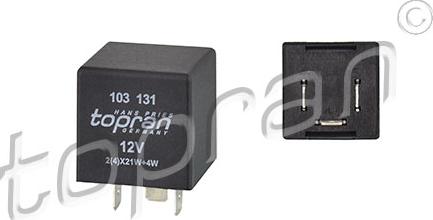 Topran 103 131 - Hazard Lights Relay autospares.lv