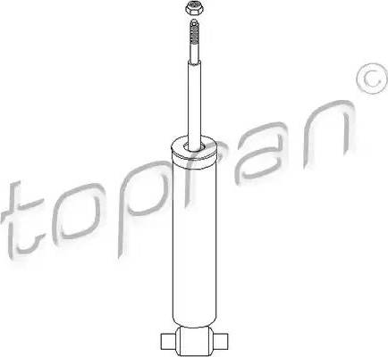 Topran 103 267 - Shock Absorber autospares.lv