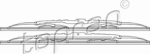 Topran 102 980 - Wiper Blade autospares.lv