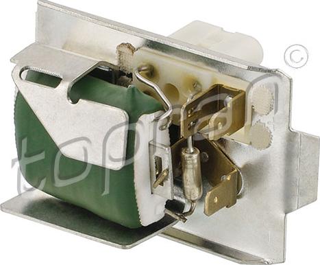 Topran 102 973 - Resistor, interior blower autospares.lv