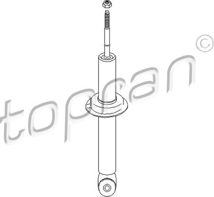 Topran 102 629 - Shock Absorber autospares.lv