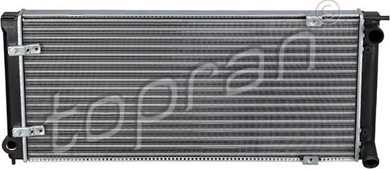 Topran 102 724 - Radiator, engine cooling autospares.lv