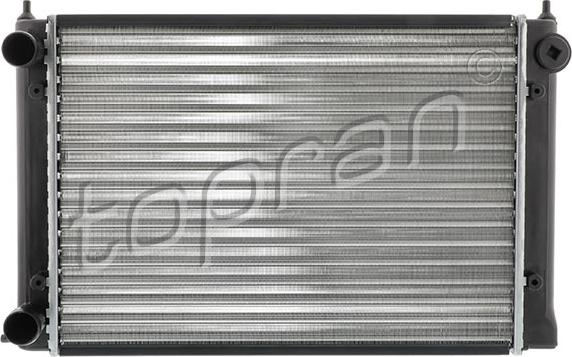 Topran 102 726 - Radiator, engine cooling autospares.lv