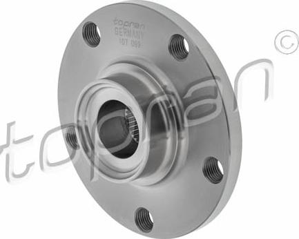 Topran 107 099 - Wheel Hub autospares.lv