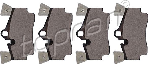 Topran 114 564 - Brake Pad Set, disc brake autospares.lv