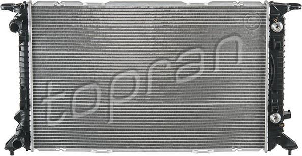 Topran 115 098 - Radiator, engine cooling autospares.lv