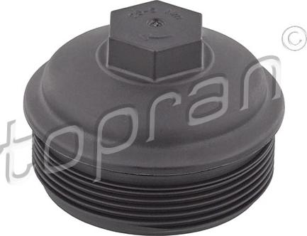 Topran 115 040 - Cap, oil filter housing autospares.lv