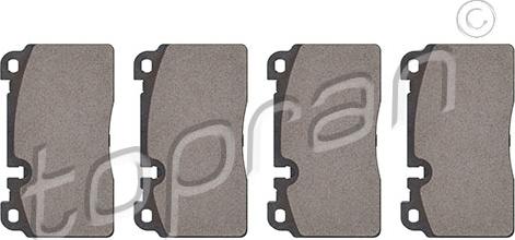 Topran 115 179 - Brake Pad Set, disc brake autospares.lv