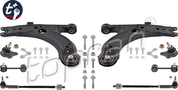 Topran 115 801 - Link Set, wheel suspension autospares.lv