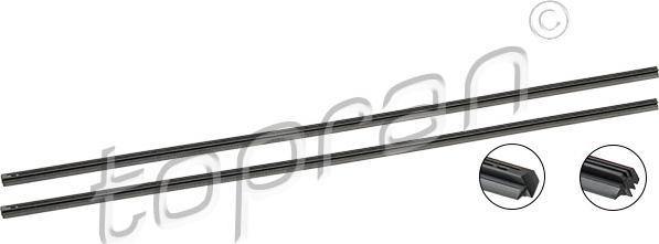 Topran 115 284 - Wiper Blade Rubber autospares.lv