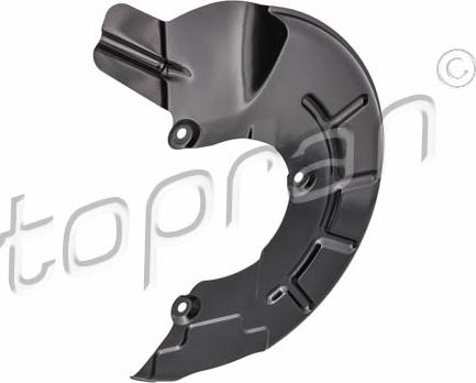 Topran 116 445 - Splash Panel, guard, brake disc autospares.lv