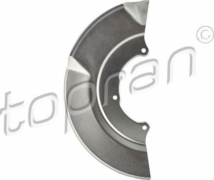 Topran 116 839 - Splash Panel, guard, brake disc autospares.lv