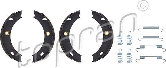 Topran 110 456 - Brake Shoe Set, parking brake autospares.lv