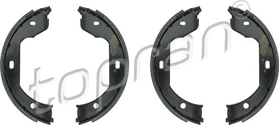 Topran 110 458 - Brake Shoe Set, parking brake autospares.lv