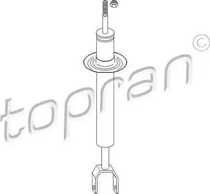 Topran 110 157 - Shock Absorber autospares.lv