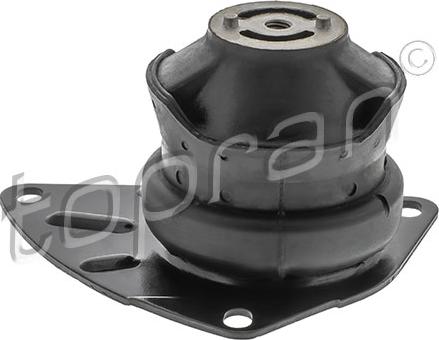 Topran 110 125 - Holder, engine mounting autospares.lv