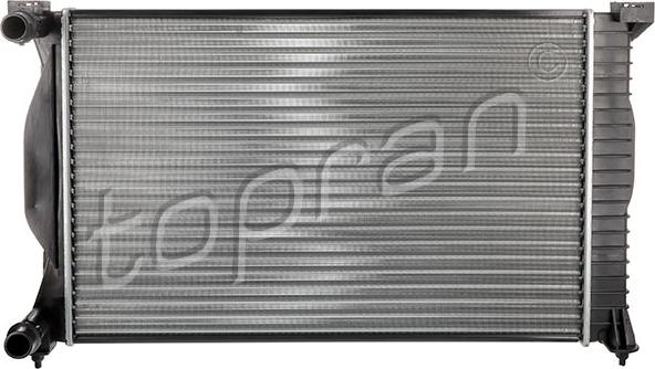 Topran 110 367 - Radiator, engine cooling autospares.lv