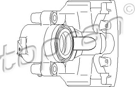 Topran 110289755 - Brake Caliper autospares.lv