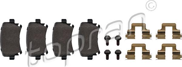 Topran 111 055 - Brake Pad Set, disc brake autospares.lv