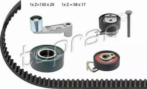 Topran 111 194 - Timing Belt Set autospares.lv