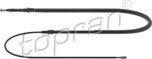 Topran 111 210 - Cable, parking brake autospares.lv