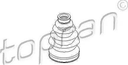 Topran 111 775 - Bellow, drive shaft autospares.lv