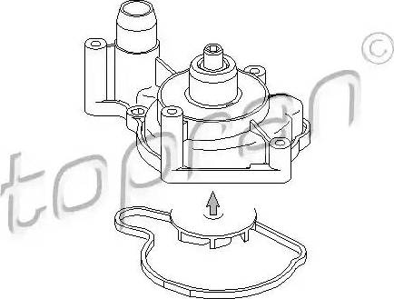 Topran 113 133 - Water Pump autospares.lv