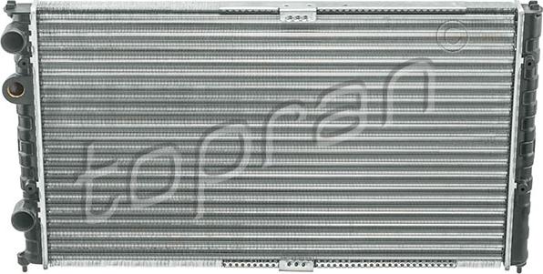 Topran 113 325 - Radiator, engine cooling autospares.lv