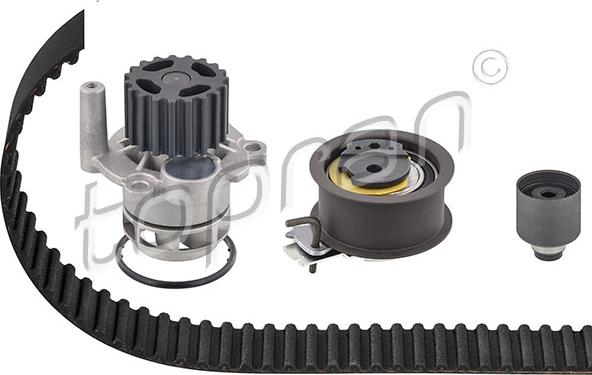 Topran 112 972 - Water Pump & Timing Belt Set autospares.lv