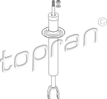 Topran 112 038 - Shock Absorber autospares.lv