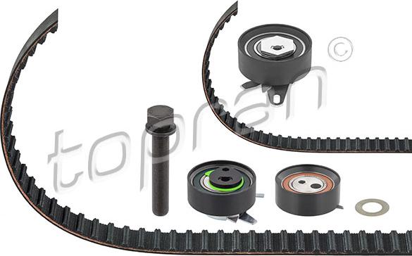 Topran 117 406 - Timing Belt Set autospares.lv