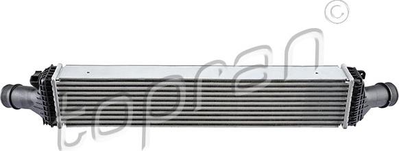 Topran 117 127 - Intercooler, charger autospares.lv