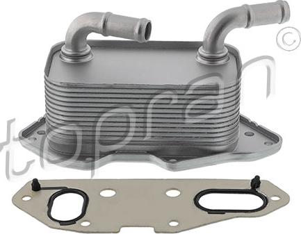 Topran 120 026 - Oil Cooler, engine oil autospares.lv