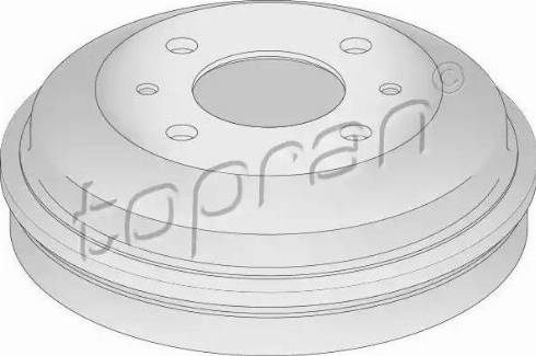 Topran 820 522 - Brake Drum autospares.lv