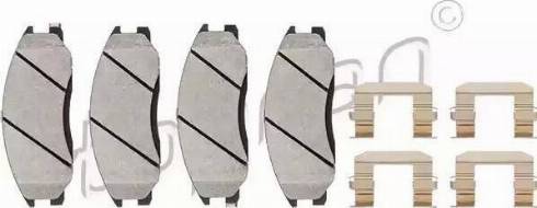 Topran 820 620 - Brake Pad Set, disc brake autospares.lv