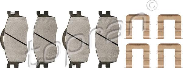 Topran 820 277 - Brake Pad Set, disc brake autospares.lv