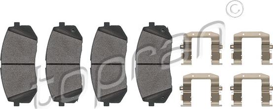 Topran 821 164 - Brake Pad Set, disc brake autospares.lv