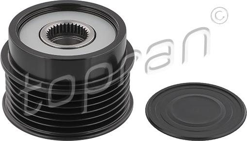 Topran 821 821 - Pulley, alternator, freewheel clutch autospares.lv