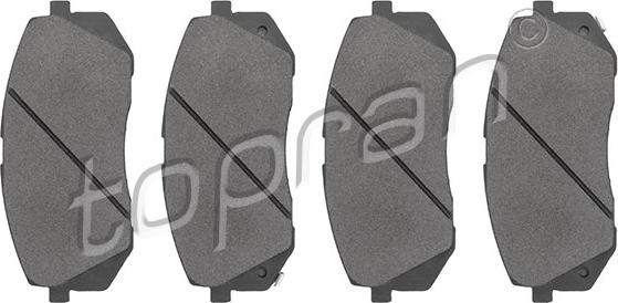 Topran 821 253 - Brake Pad Set, disc brake autospares.lv