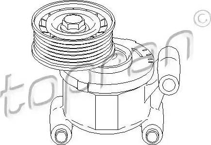 Topran 304 100 - Belt Tensioner, v-ribbed belt autospares.lv