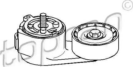 Topran 304 102 - Belt Tensioner, v-ribbed belt autospares.lv