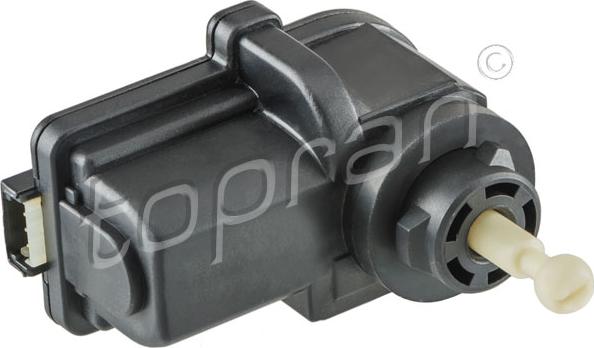 Topran 304 272 - Control, actuator, headlight range adjustment autospares.lv