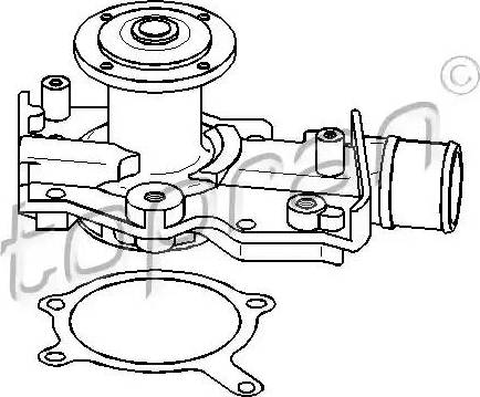 Topran 300 248 - Water Pump autospares.lv