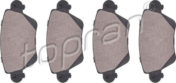 Topran 301 959 - Brake Pad Set, disc brake autospares.lv