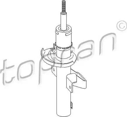 Topran 301950 - Shock Absorber autospares.lv